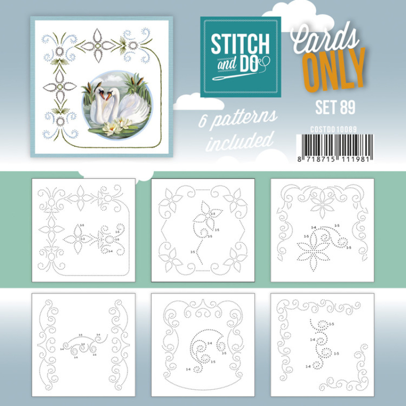 Stitch & Do - Cards only Stitch 4K- set 008
